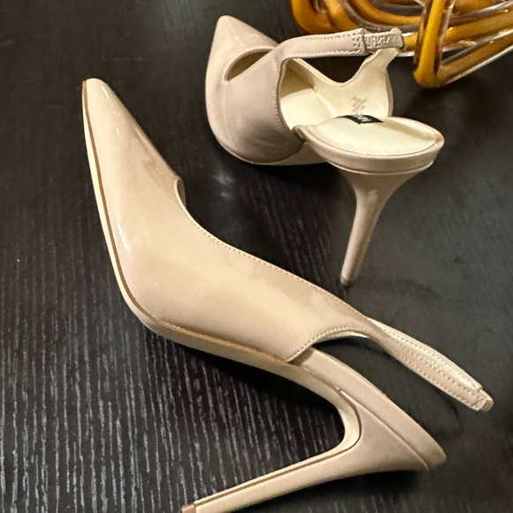 Nine West Nude Slingback Size 7.5 - Picture 4 of 4